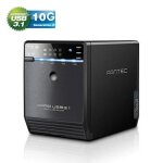 Botier de disque dur externe raid - fantec - qb - 35u31r - 4 baies - 89 cm - noir