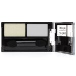 Fashion make - up - maquillage yeux - ombre � paupi�res duo - gris ecru