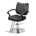 Fauteuil barbier pour salon de coiffure chaise de barbier hauteur du si�ge r�glable rotative � 360� dossier ...