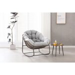 Fauteuil � bascule dext�rieur fauteuil � bascule ?uf en osier surdimensionn� pour terrasse fauteuil � ...