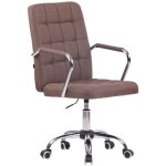 Fauteuil de bureau - clp - terni - réglable en hauteur - pivotant - marron - tissu Fauteuil de bureau - clp - terni - réglable en hauteur - pivotant - marron - tissu