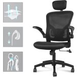Fauteuil de bureau ergonomique chaise de bureau hauteur réglable coussin en maille hauteur apui - tête ... Fauteuil de bureau ergonomique chaise de bureau hauteur réglable coussin en maille hauteur apui - tête ...