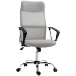 Fauteuil de bureau - homcom - dossier ergonomique - hauteur assise r�glable - pivotant - tissu maille ...