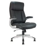 Fauteuil de bureau - jupiter - imitation cuir souple - noir - rglable en hauteur