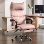 Fauteuil bureau pivotant - fauteuil pu dossier haut support lombaire r�glable confortable bureau et home ...