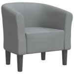 Fauteuil cabriolet - estink - 85670 - gris clair - tissu 100% polyester - 1 place