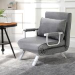 Fauteuil chauffeuse canap� - lit - akozon - convertible 1 place - d�houssable lavable - dossier 5 positions ...