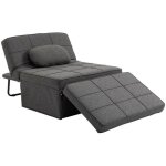 Fauteuil chauffeuse chaise longue pouf 3 en 1 dossier inclinable 5 niveaux repose - pied rabattable châssis ... Fauteuil chauffeuse chaise longue pouf 3 en 1 dossier inclinable 5 niveaux repose - pied rabattable châssis ...