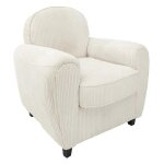 Fauteuil club ctel scott 89cm beige