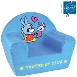 Fauteuil club enfant - trotro - fun house - int�rieur - enfant - bleu
