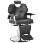 Fauteuil de coiffure pivotant - vidaxl - similicuir - noir - 72x68x98 cm - pivotement � 360� - dossier ...