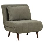 Fauteuil convertible lit 80 x 190 cm hanna - livin24 - vert - scandinave - moderne