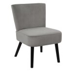 Fauteuil crapaud giulia 76cm gris