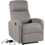 Fauteuil �lectrique inclinable relax gris