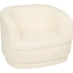 Fauteuil enfant bouclette blanc - atmosphera cr�ateur dint�rieur