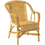Fauteuil enfant rotin