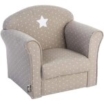 Fauteuil pour enfant taupe - atmosphera - classique - intemporel - intérieur Fauteuil pour enfant taupe - atmosphera - classique - intemporel - intérieur
