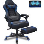 Fauteuil gamer chaise de bureau ergonomique à haut dossier avec repose - pied appui - tête support lombaire ... Fauteuil gamer chaise de bureau ergonomique à haut dossier avec repose - pied appui - tête support lombaire ...