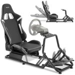 Fauteuil gaming - tectake - si�ge baquet play compatible consoles inclinable 180� maximum 120kg - noir ...