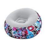 Fauteuil gonflable bestway - bleu - multicolore - plastique - rsine - intrieur - adulte - design - ...