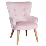 Fauteuil helsinki enfant rose home deco factory Fauteuil helsinki enfant rose home deco factory