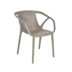 Fauteuil de jardin hop en polypropyl�ne taupe