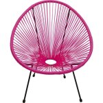 Fauteuil de jardin acapulco rose kare design