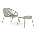 Fauteuil de jardin avec repose - pieds en polypropyl�ne design moderne pour la zone piscine les jardins ...