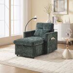 Fauteuil - lit moderne fauteuil relax avec rangement support de t�l�phone canap� 1 place pour salon chambre ...