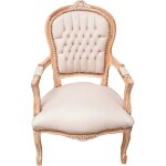 Fauteuil louis xvi de style français en hêtre massif entaillé à la main l65xpr65xh100 cm traité avec ... Fauteuil louis xvi de style français en hêtre massif entaillé à la main l65xpr65xh100 cm traité avec ...