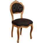 Fauteuil louis xvi de style français en hêtre massif - l6825 Fauteuil louis xvi de style français en hêtre massif - l6825