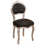 Fauteuil louis xvi de style français en hêtre massif - l6826 Fauteuil louis xvi de style français en hêtre massif - l6826