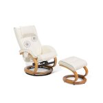 Fauteuil massant et chauffant beige majestic - beliani - massage - simili - beige Fauteuil massant et chauffant beige majestic - beliani - massage - simili - beige