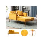 Fauteuil moderne avec dossier r�glable chaise longue pliante style lounge id�al pour salon chambre ou ...