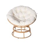Fauteuil papasan int�rieur / ext�rieur style loveuse bali - �91cm - beige
