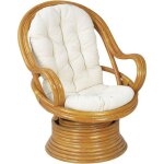 Fauteuil pivotant et basculant en rotin - marque - modèle - confort optimum - look unique Fauteuil pivotant et basculant en rotin - marque - modèle - confort optimum - look unique