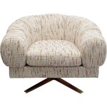 Fauteuil pivotant janno pastel kare design