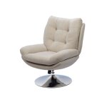 Fauteuil pivotant magnum beige