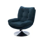 Fauteuil pivotant magnum bleu