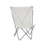 Fauteuil pliant - lafuma - lfm1837 - dossier haut - toile batyline - design seigle ii