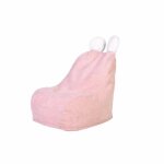 Fauteuil poire enfant rose ted home deco kids