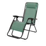 Fauteuil relax dext�rieur coloris vert 90x108x64 cm