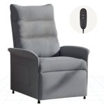 Fauteuil relax �lectrique flexispot fauteuil inclinable avec contr�leur position assise allong�e 82 x ...