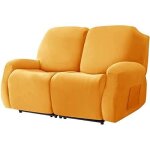 Fauteuil relax housse en velourshousse de canap en peluche en velours doux pour fauteuil relaxhousses ...