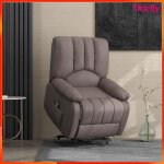 Fauteuil relax inclinable �lectrique - akozon - 8593 - releveur 25� - microfibre gris - t�l�commande