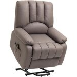 Fauteuil relax inclinable lectrique releveur baryton avec repose - pied et tlcommande