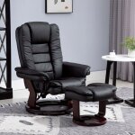 Fauteuil relax inclinable avec repose - pieds - akozon - 9093 - inclinaison 135� - pivotant 360� - rev�tement ...