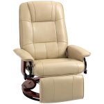Homcom - fauteuil relax - revtement synthtique - 78x87x100cm - crme