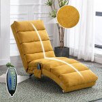 Fauteuils relax pour maison massant �lectrique avec t�l�commande et rev�tement polyur�thane d�tente ergonomiqu ...