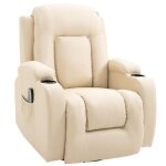 Fauteuil relax massant chauffant lorenzo crme